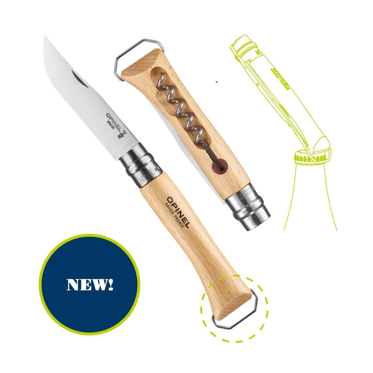 opinel blister coltello cavatappi e apribottiglie n°10 - 1 - Tutti i prodotti - 3123840026133