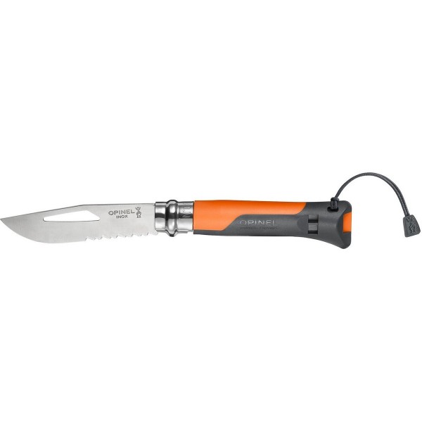 opinel outdoor n.8 orange c/fischietto - 1 - Tutti i prodotti - 3123840015779