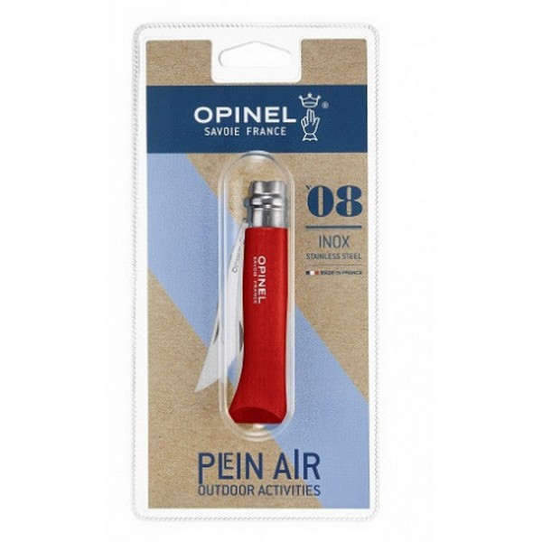 opinel blister tradition col. n.08 rosso - 1 - Tutti i prodotti - 3123840019814