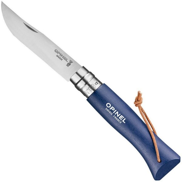 opinel tradition col.08 blu/laccetto(6) - 1 - Tutti i prodotti - 3123840022128