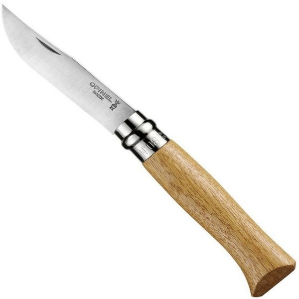 opinel luxury n.08 inox quercia - 1