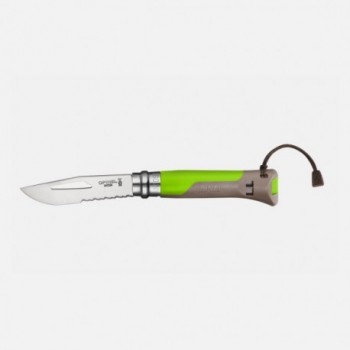 Couteau Opinel Vert : Résistant et Polyvalent pour Aventures en Plein Air - 1