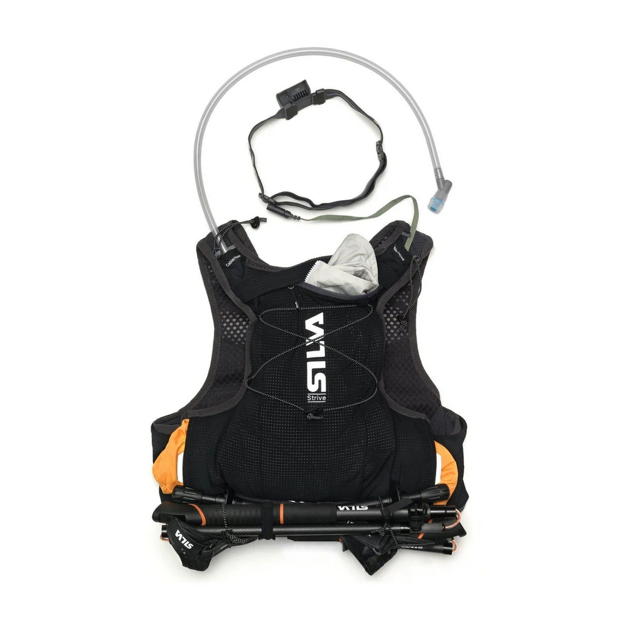 Gilet Silva Strive 10 Nero - Taglia M, Capacità 10 Litri, Leggero e Traspirante per Corse Lunghe - 9 - Tutti i prodotti - 731886