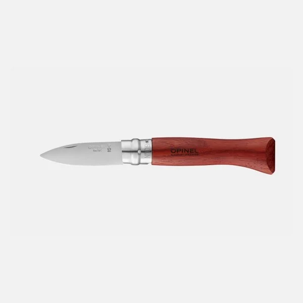 Couteau à Huîtres Opinel N° 9 avec Lame en Acier Inoxydable et Manche en Padouk - 1