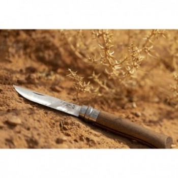 Opinel N.08 Inox Nuss - Elegant und Funktional mit Nussbaumgriff - 3