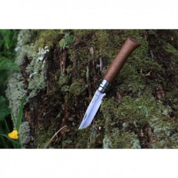 Opinel N.08 Inox Nuss - Elegant und Funktional mit Nussbaumgriff - 4