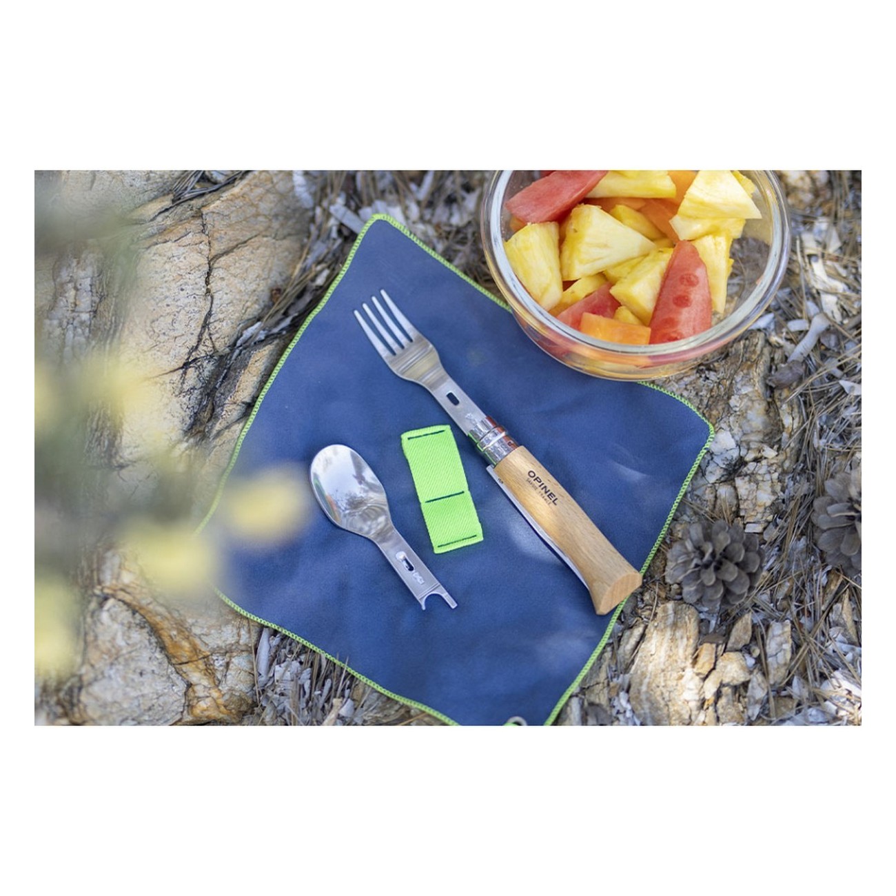 Set Picnic+ Opinel avec Couteau N°08, Fourchette et Cuillère en Acier Inox - 7