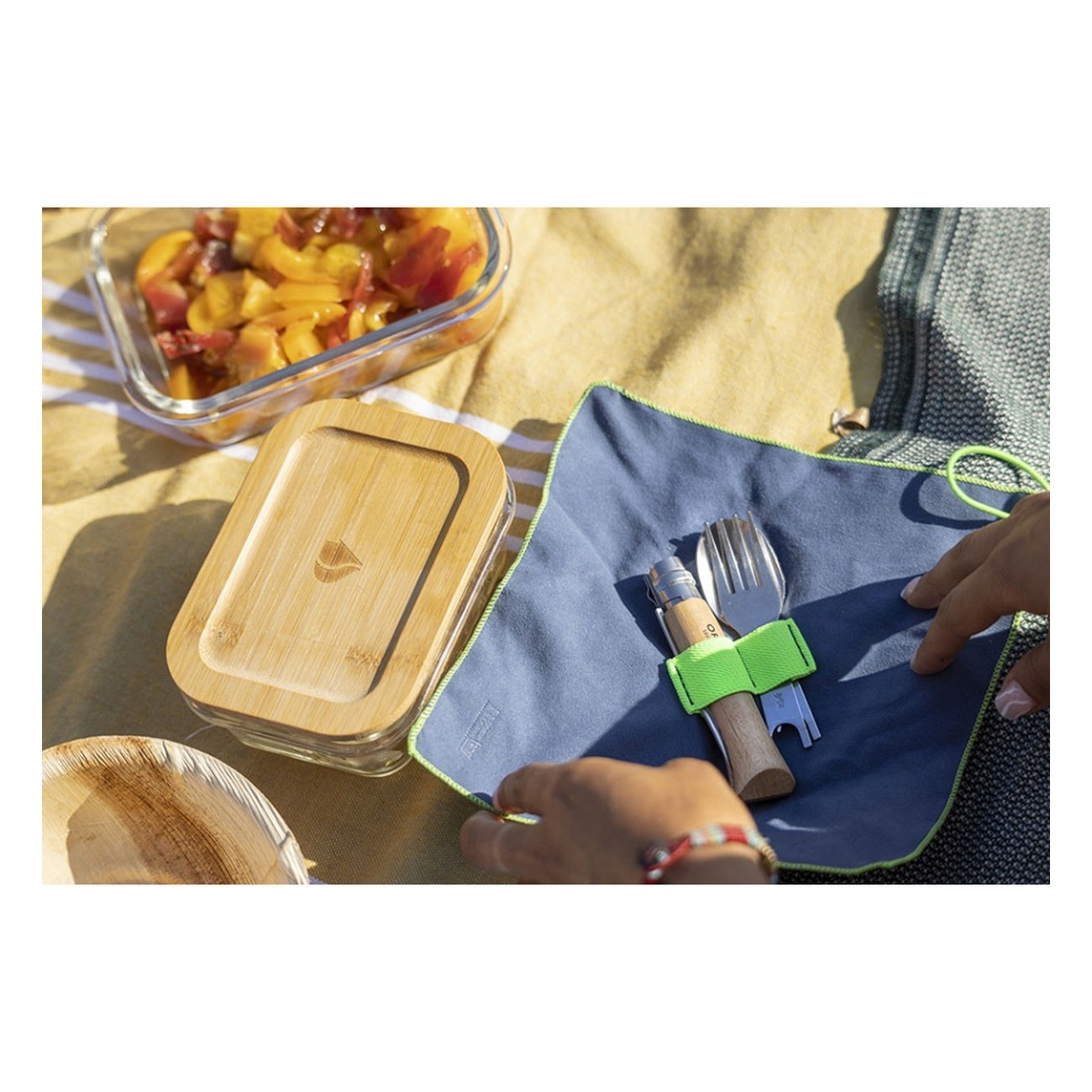 Set Picnic+ Opinel avec Couteau N°08, Fourchette et Cuillère en Acier Inox - 8