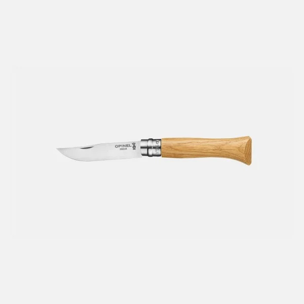 Couteau Opinel Luxe N.06 Inox avec Manche en Chêne - 1