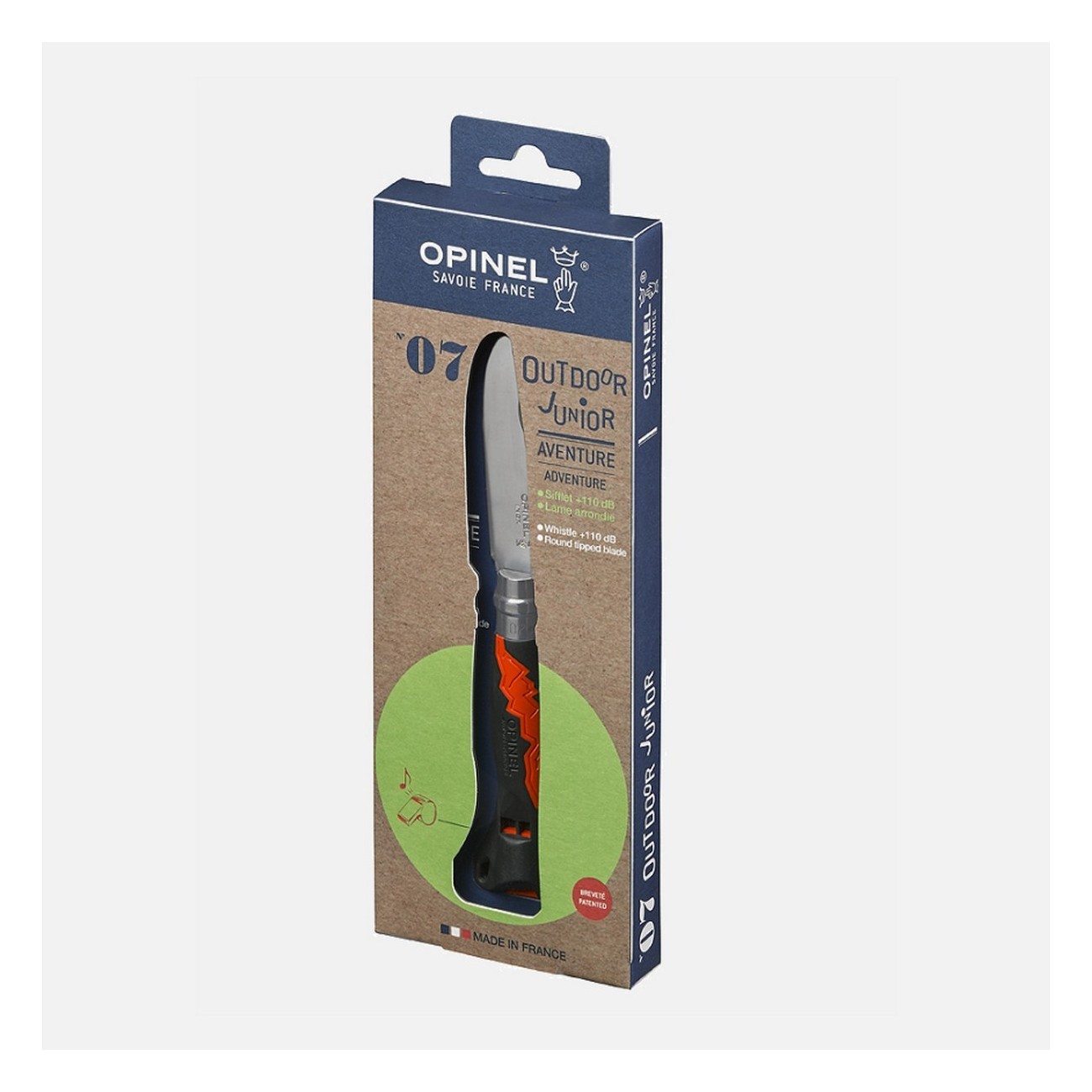 Coltello N°07 Outdoor Junior Khaki per Giovani Esploratori - Lama in Acciaio Inossidabile e Manico Robusto - 2 - Tutti i prodott