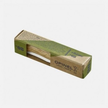 Couteau Opinel N.08 Inox avec Manche en Chêne - Lame 8,5 cm, Anneau Virobloc - 2