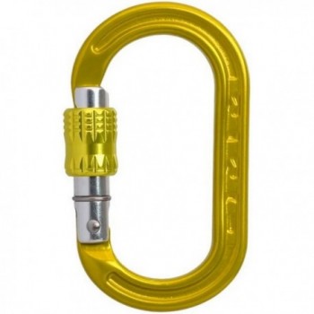 Lime XSRE Oval Carabiner with Screw Lock - Safety and Versatility - 1