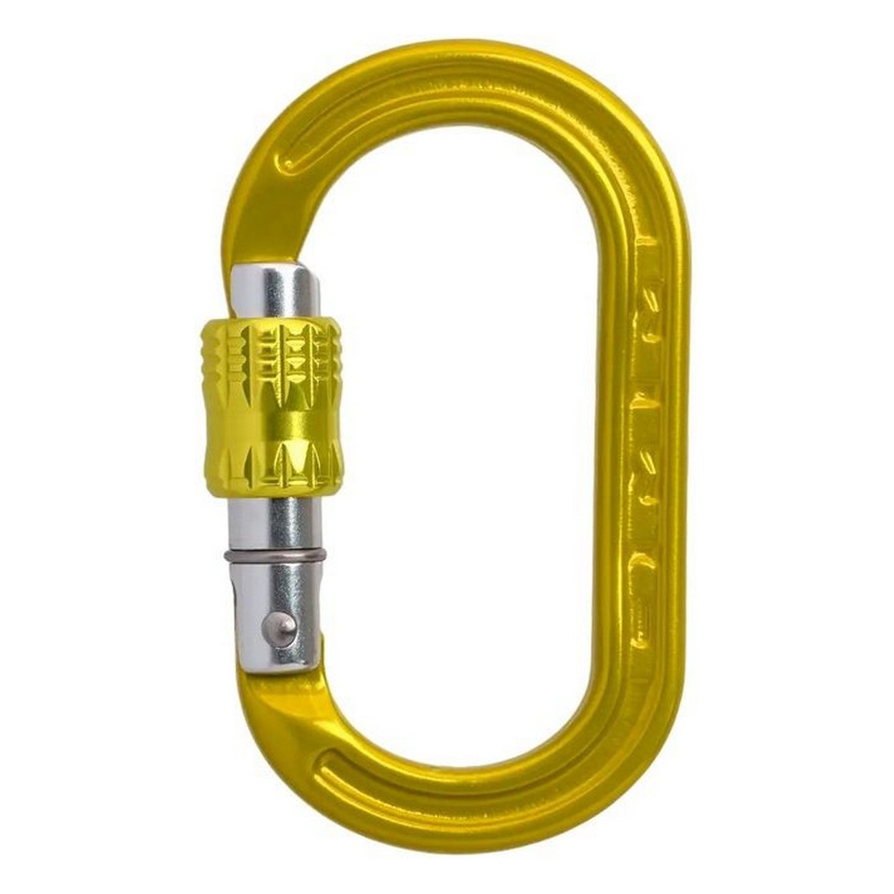 Lime XSRE Oval Carabiner with Screw Lock - Safety and Versatility - 1