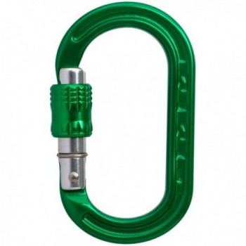 Lime XSRE Oval Carabiner with Screw Lock - Safety and Versatility - 2