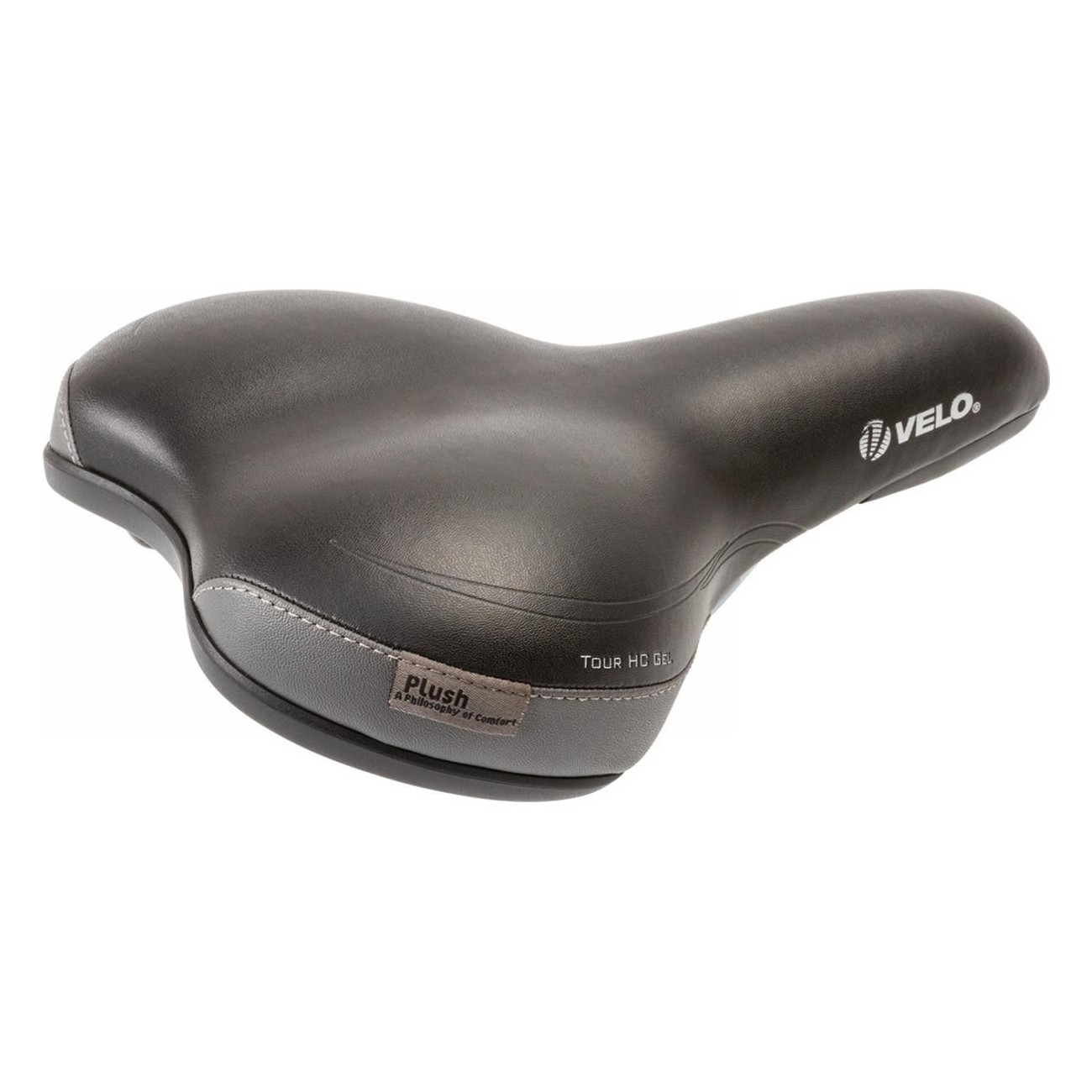 Selle Velo Tour HC Gel Noir-Gris 463g - Confort et Technologie Avancée - 1