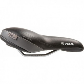 Selle Velo Tour HC Gel Noir-Gris 463g - Confort et Technologie Avancée - 2