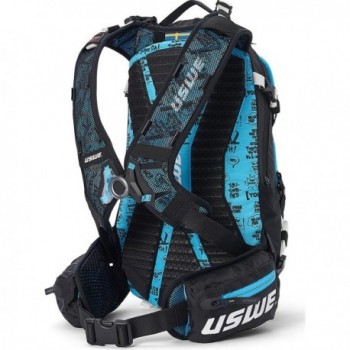 Mochila Protectora USWE Flow 25 Litros Azul con Espalda Certificada CE - 2