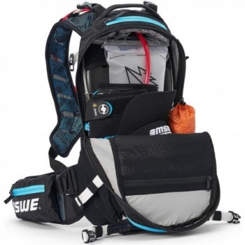 Zaino Protettivo USWE Flow 25 Litri Blu con Paraschiena Certificato CE per Freeride e Downhill - 4 - Zaini - 7350069253422