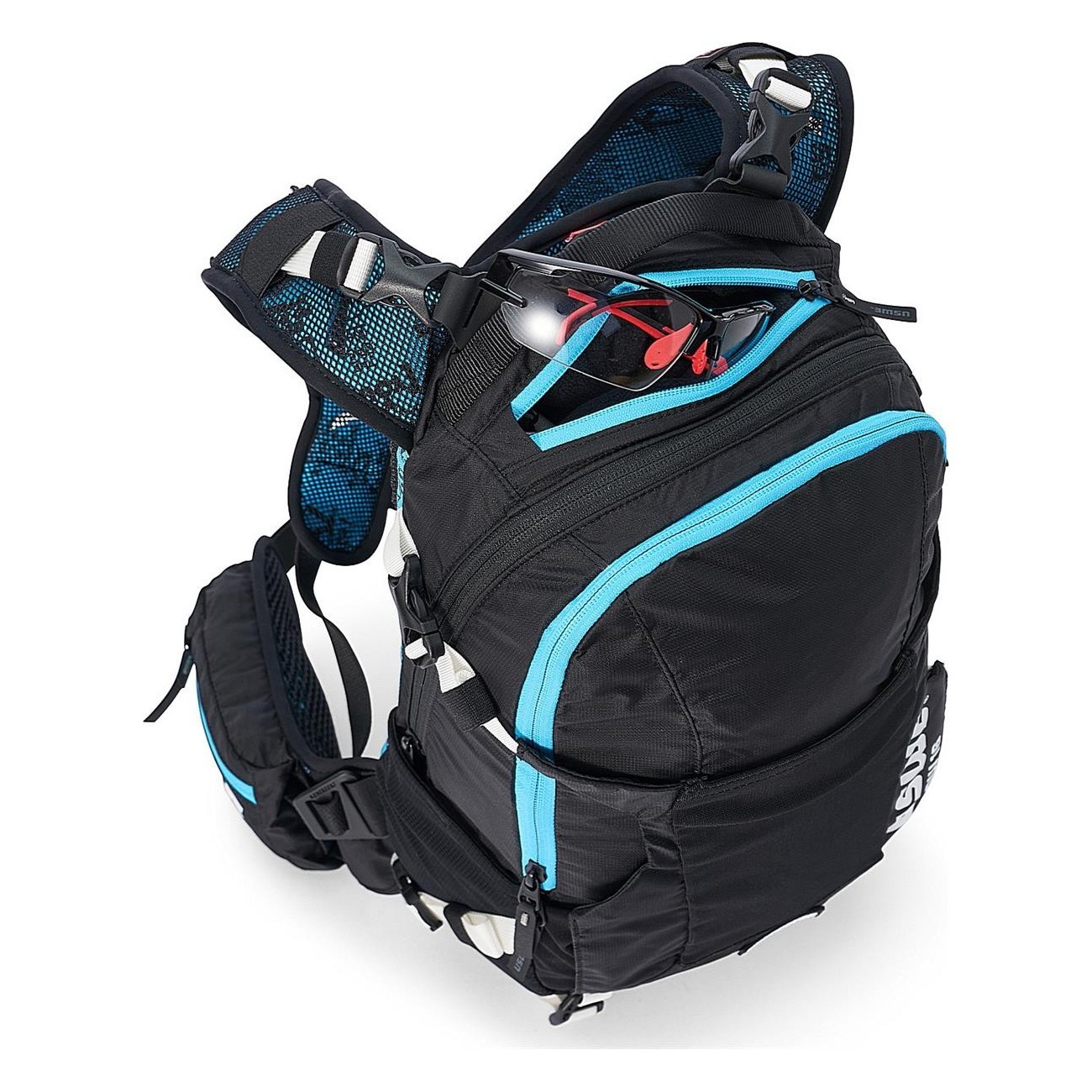 USWE Flow 25L Rucksack Blau mit CE-zertifiziertem Rückenprotektor - 7