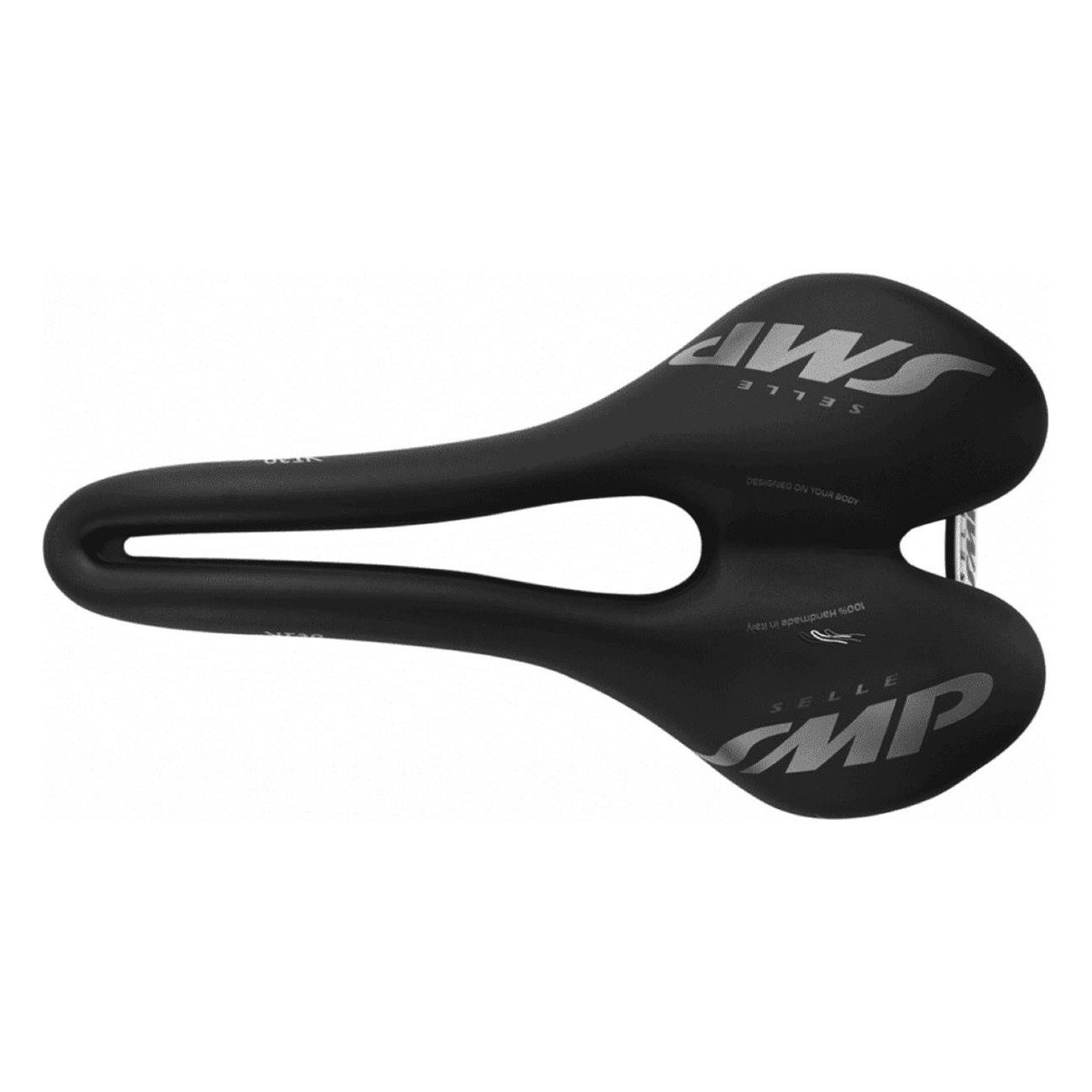 Sella VT30 Nero per MTB, Strada e Gravel con Rivestimento SVT Velvet Touch di Selle SMP - 2 - Selle - 8032568528407