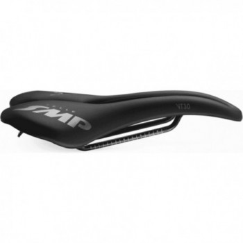 Sella VT30 Nero per MTB, Strada e Gravel con Rivestimento SVT Velvet Touch di Selle SMP - 3 - Selle - 8032568528407