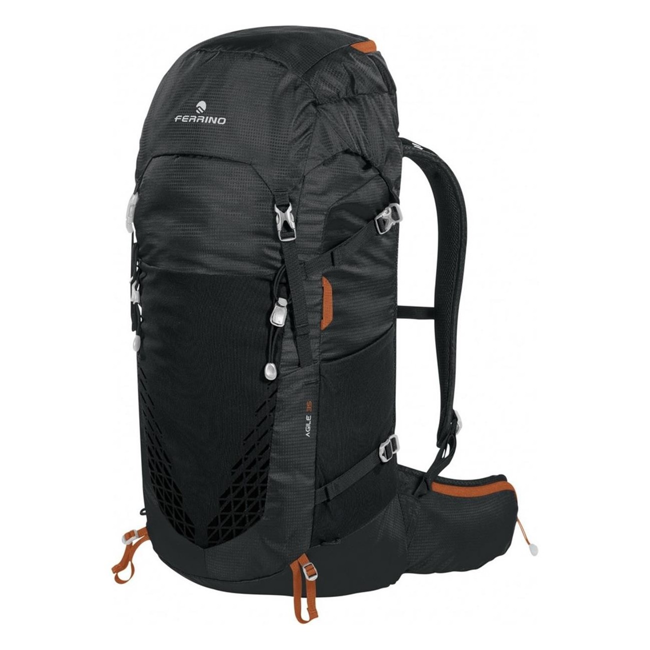 Sac à dos Agile 35L Noir pour Trekking avec Système Hollow Back - 1