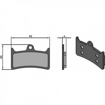 Plaquettes Sinterisées pour Freins HOPE V4, TRICKSTUFF MASSIMA, B RENTA - 1