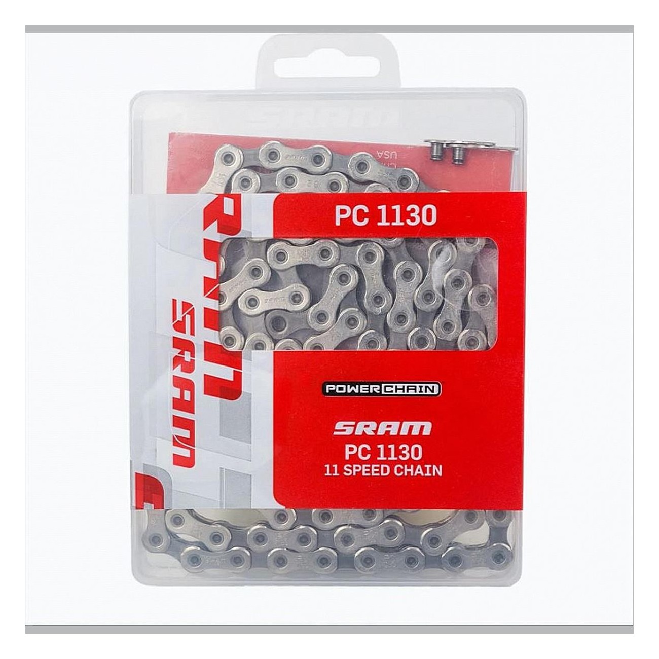 11-Speed Chain PC1130 114 Links for MTB and Road with PowerLock Link - 2