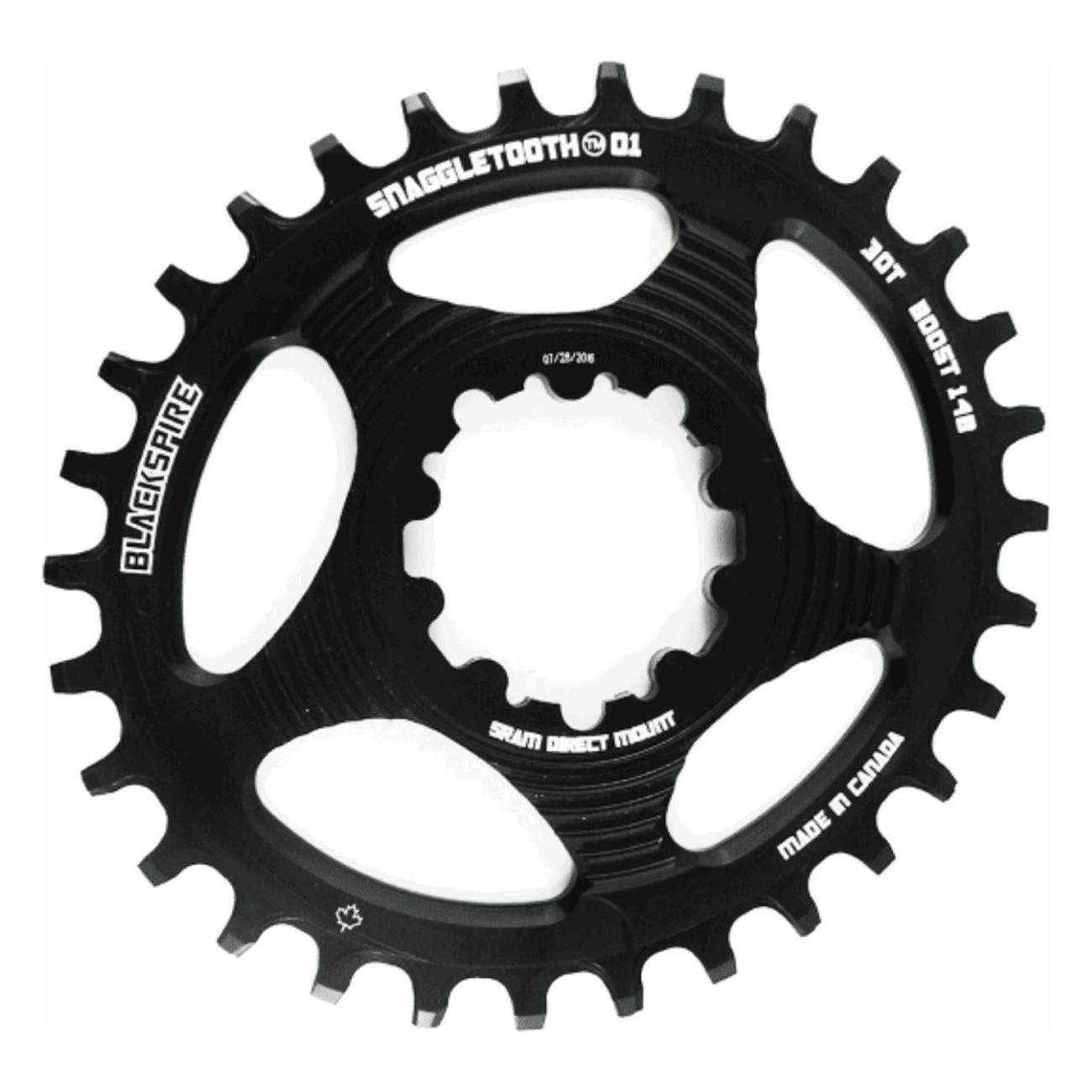 30T Oval Direct Mount Sram Boost MTB Chainring with Snaggletooth Technology - 1