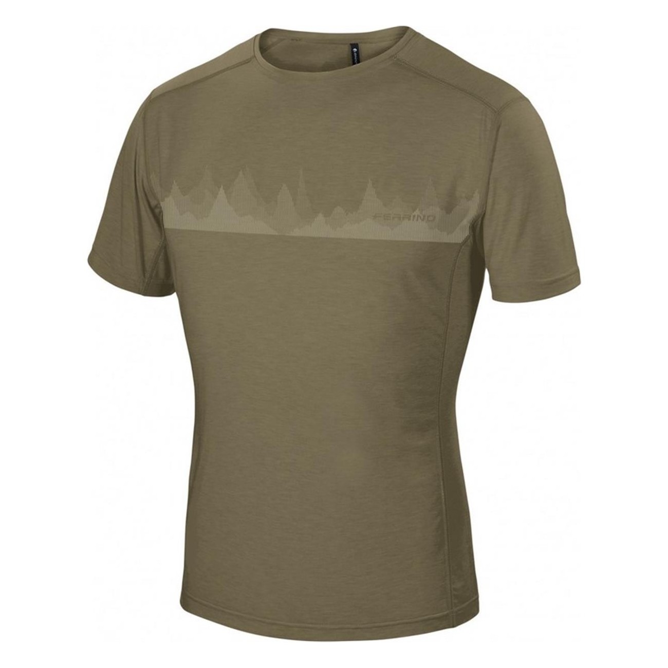 Herren T-Shirt Dunkelgrün XXXL für Trekking und Reisen Polyester - 1