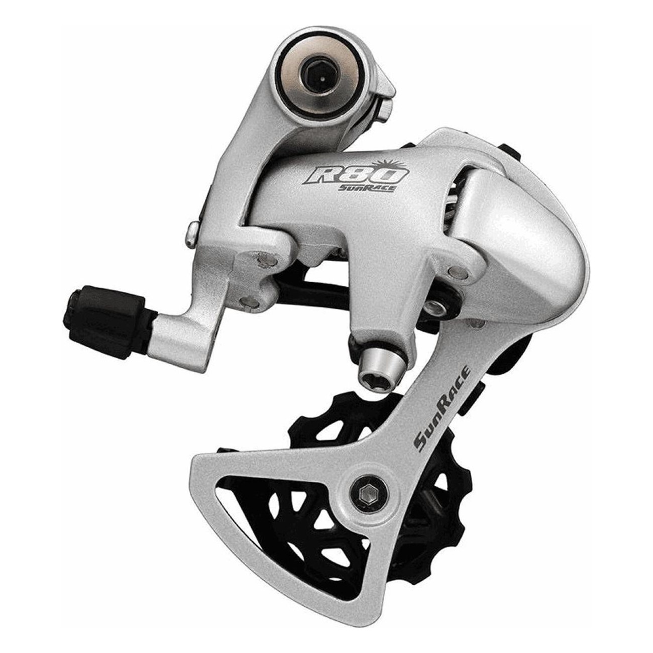 Cambio Corsa 8V in Alluminio Argento con Gabbia Corta Compatibile Shimano - 1 - Cambio posteriore - 4710944241723