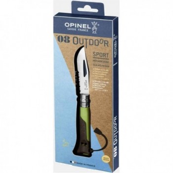 Coltello Opinel Verde: Compagno Ideale per Avventure Outdoor Estreme - 2 - Coltelli - 3123840017155