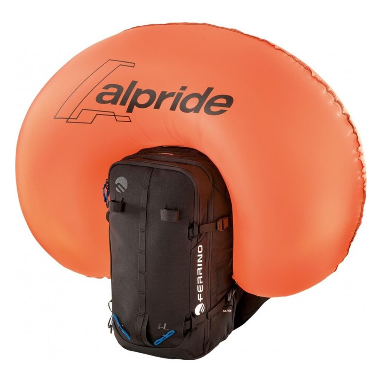 Mochila Full Safe 30L Negra con Airbag Alpride E2 para Alpinismo y Esquí - 2