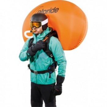 Mochila Full Safe 30L Negra con Airbag Alpride E2 para Alpinismo y Esquí - 4