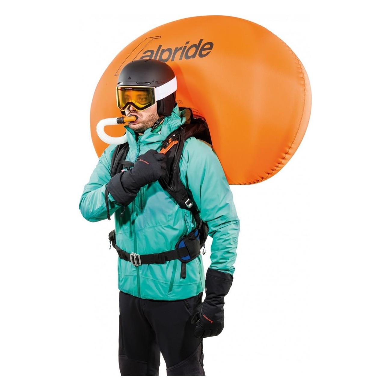 Mochila Full Safe 30L Negra con Airbag Alpride E2 para Alpinismo y Esquí - 4