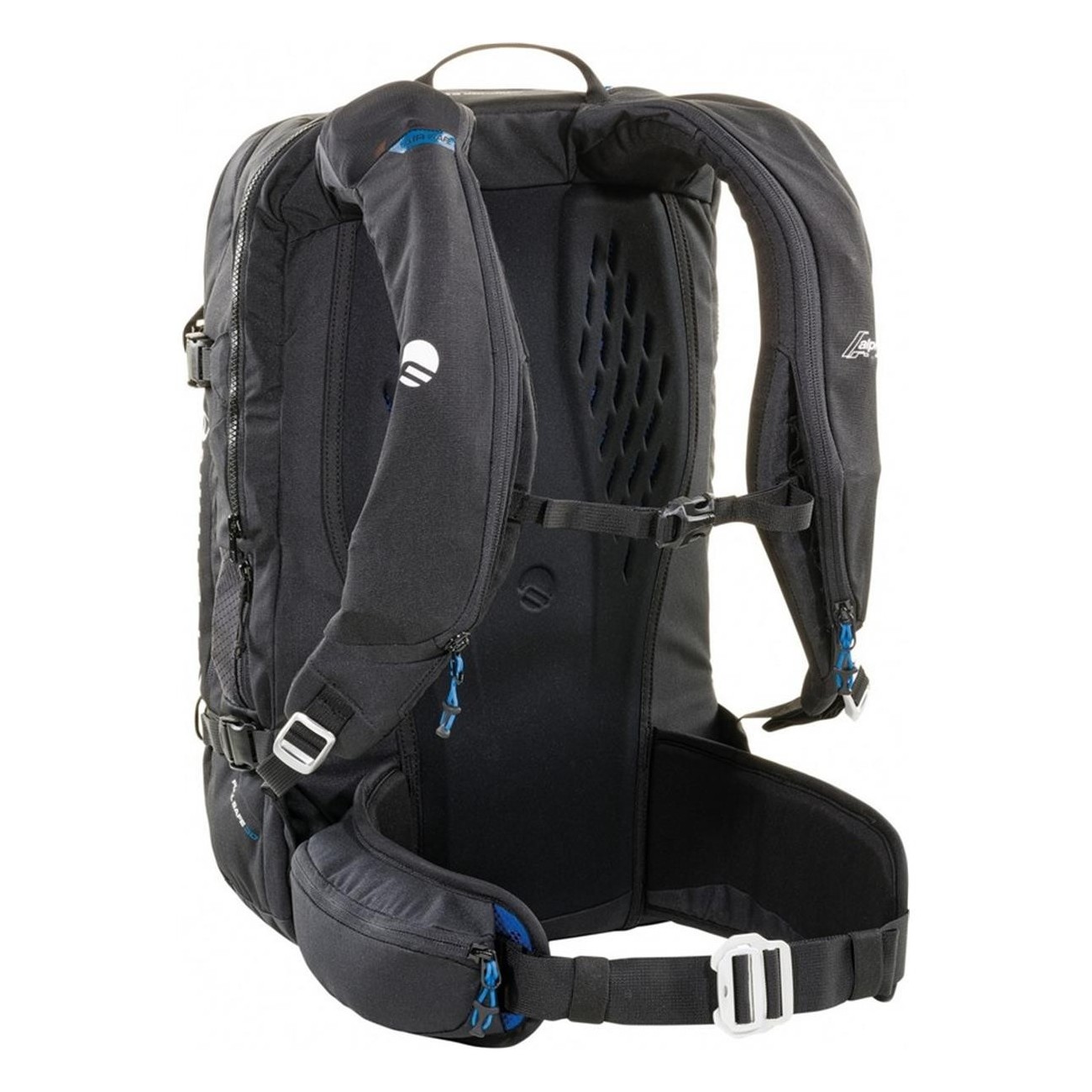 Mochila Full Safe 30L Negra con Airbag Alpride E2 para Alpinismo y Esquí - 14