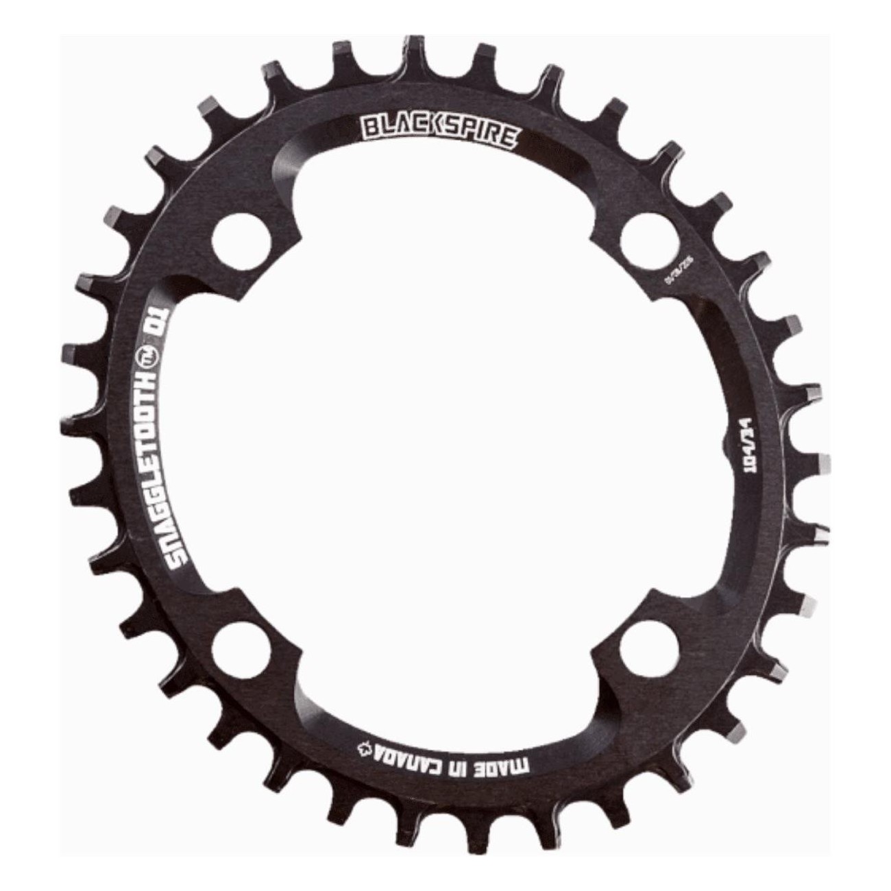 30T 94 BCD Snaggletooth Oval Chainring for MTB Sram 11/12 Speed - 1