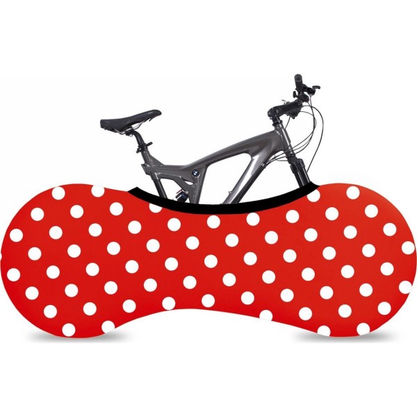 Indoor Bike Cover Velosock Ladybug Design 26'-29' 3D Elastic - 1