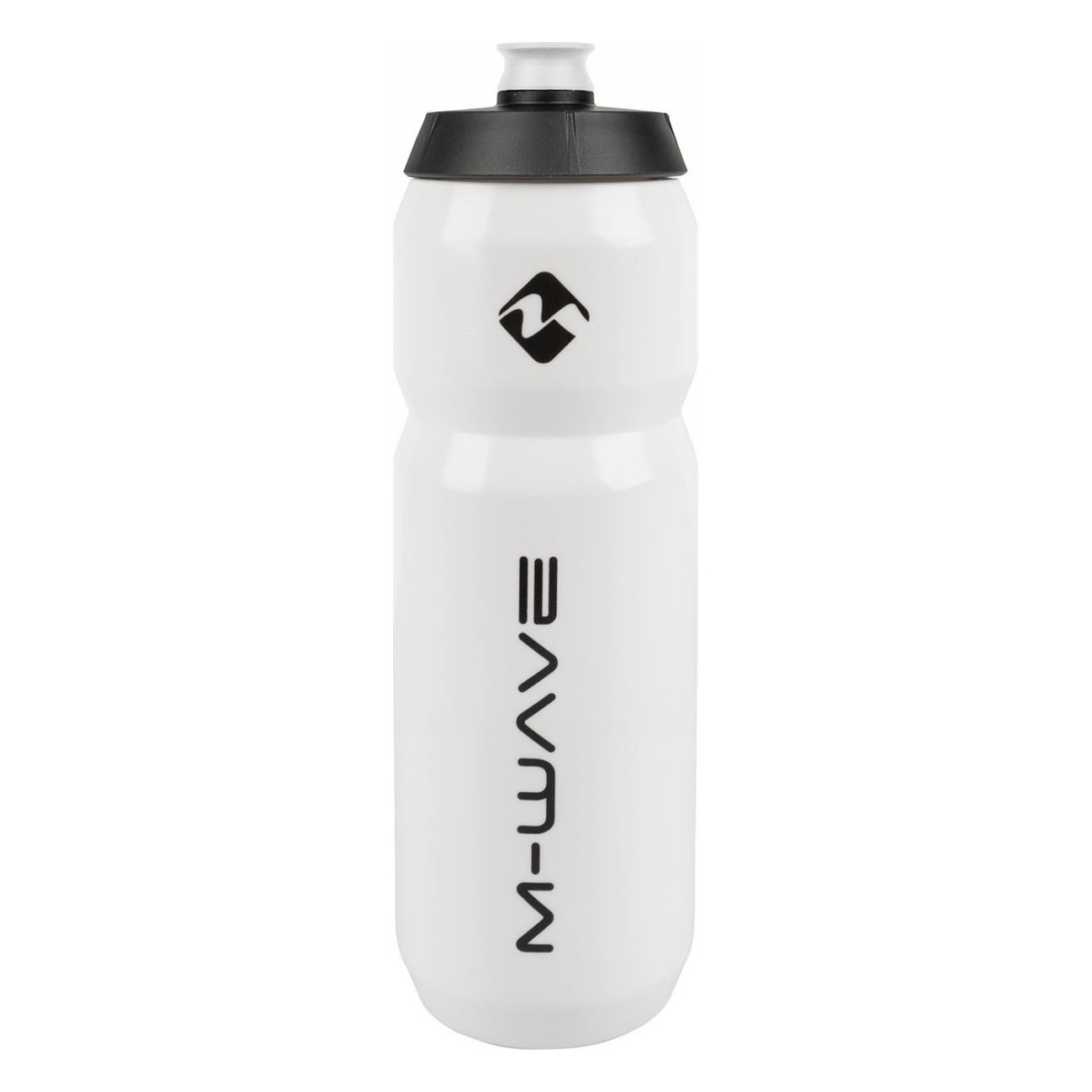 Borraccia M-Wave 750ml in Plastica Bianco Opaco/Nero - 1 - Borracce - 0887539034238