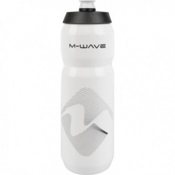 Borraccia M-Wave 750ml in Plastica Bianco Opaco/Nero - 3 - Borracce - 0887539034238