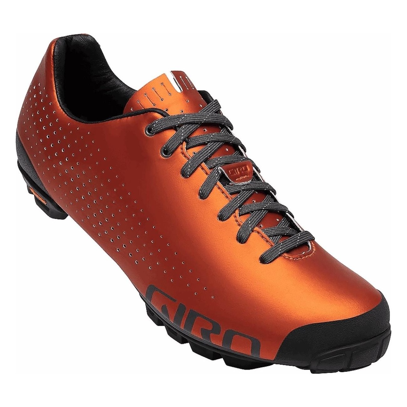 Empire VR90 Red Orange Shoes Size 42 with Easton EC90 Carbon Sole for Off-Road - 1