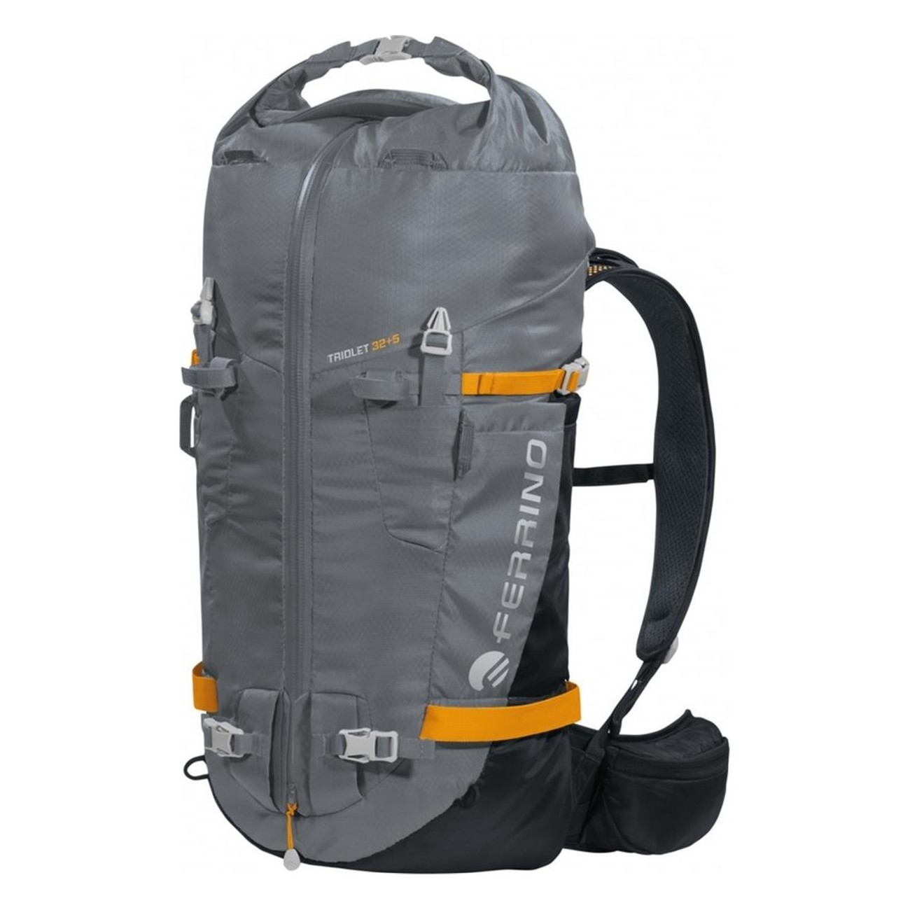 Sac à dos alpinisme Triolet 32+5L gris foncé léger et polyvalent - 3