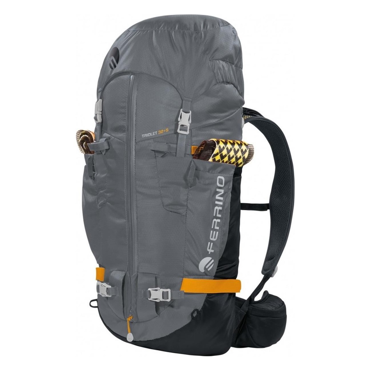 Sac à dos alpinisme Triolet 32+5L gris foncé léger et polyvalent - 9