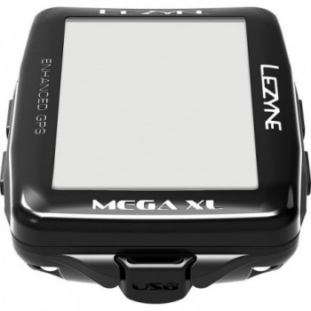 Ordenador GPS Lezyne Mega XL Negro - 48h de Autonomía, IPX7, ANT+ y Bluetooth - 3