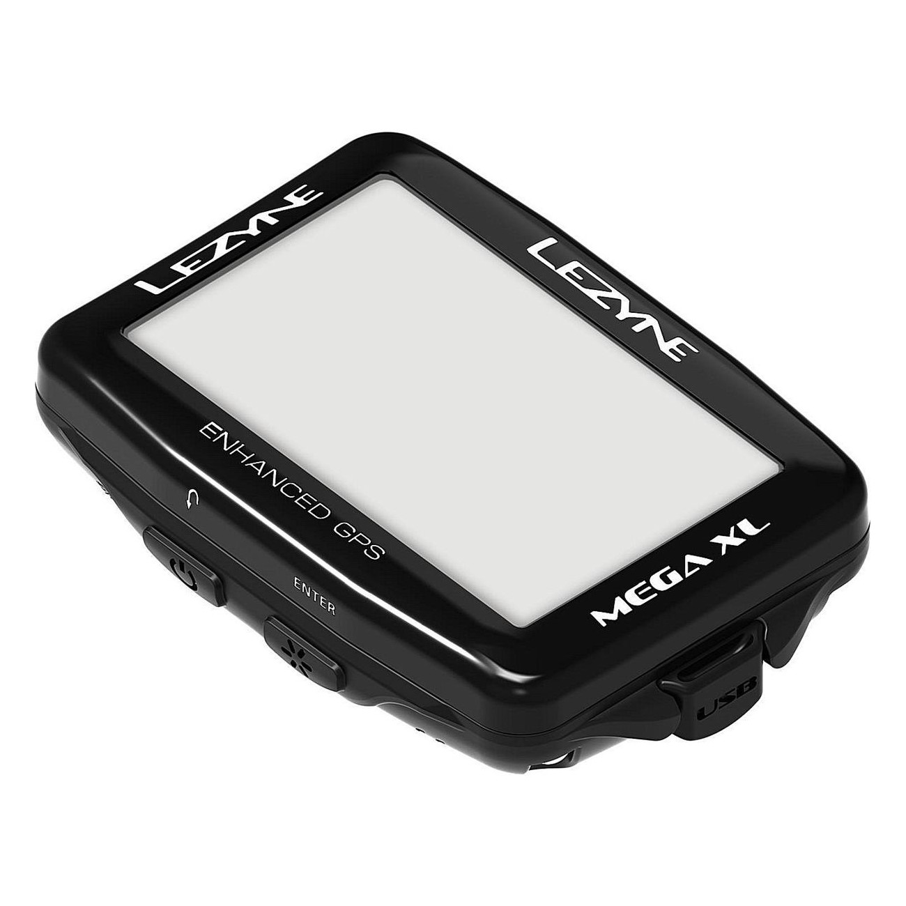 Ordenador GPS Lezyne Mega XL Negro - 48h de Autonomía, IPX7, ANT+ y Bluetooth - 4