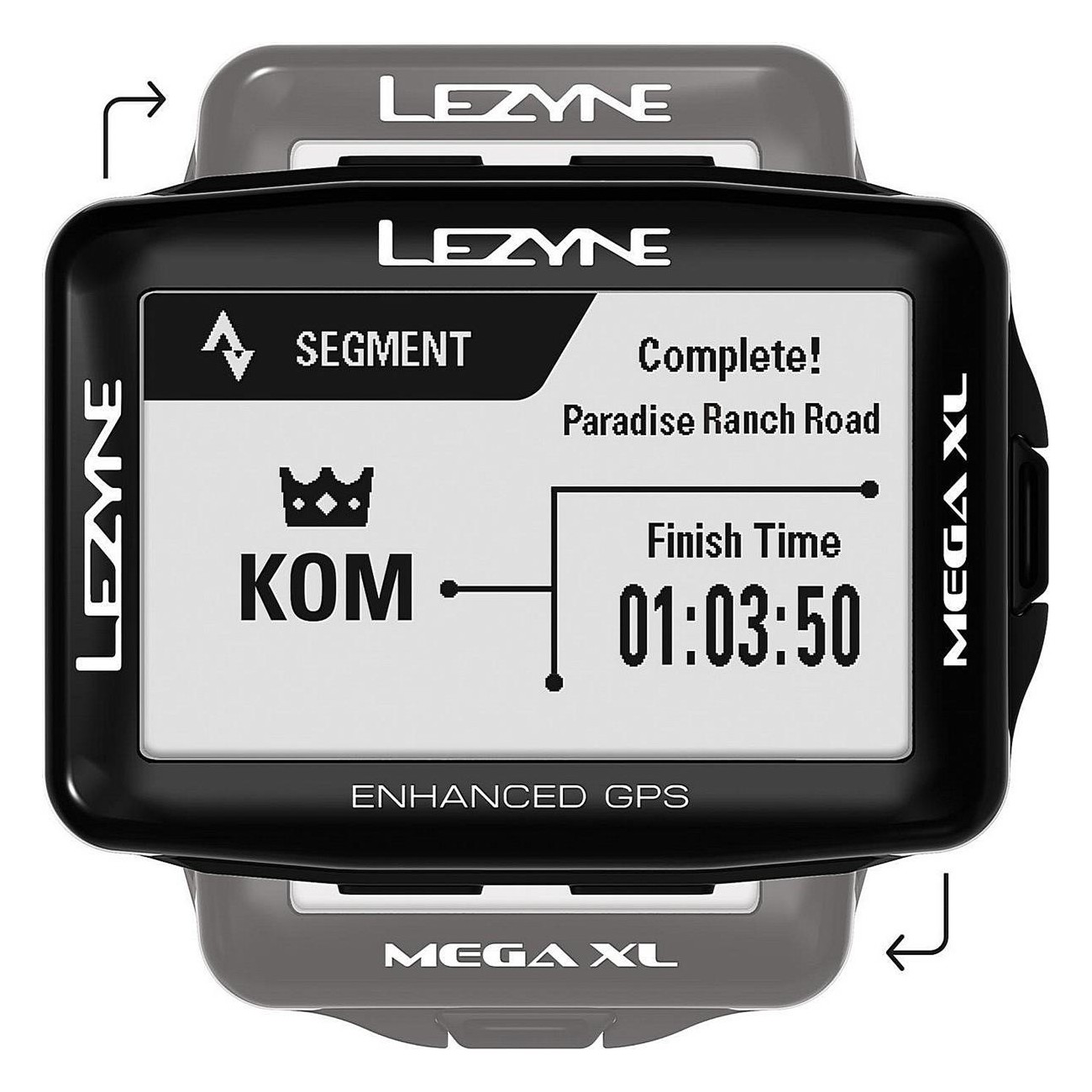 Computer GPS Lezyne Mega XL Nero - 48h Autonomia, IPX7 Impermeabile, ANT+ e Bluetooth - 6 - Ciclocomputer - 4712805996940