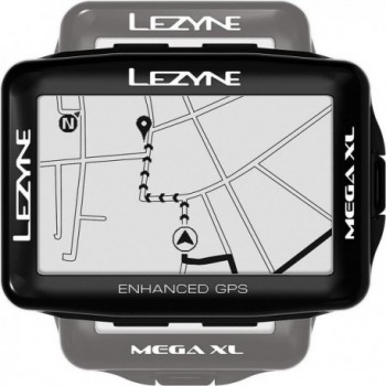 Ordenador GPS Lezyne Mega XL Negro - 48h de Autonomía, IPX7, ANT+ y Bluetooth - 11