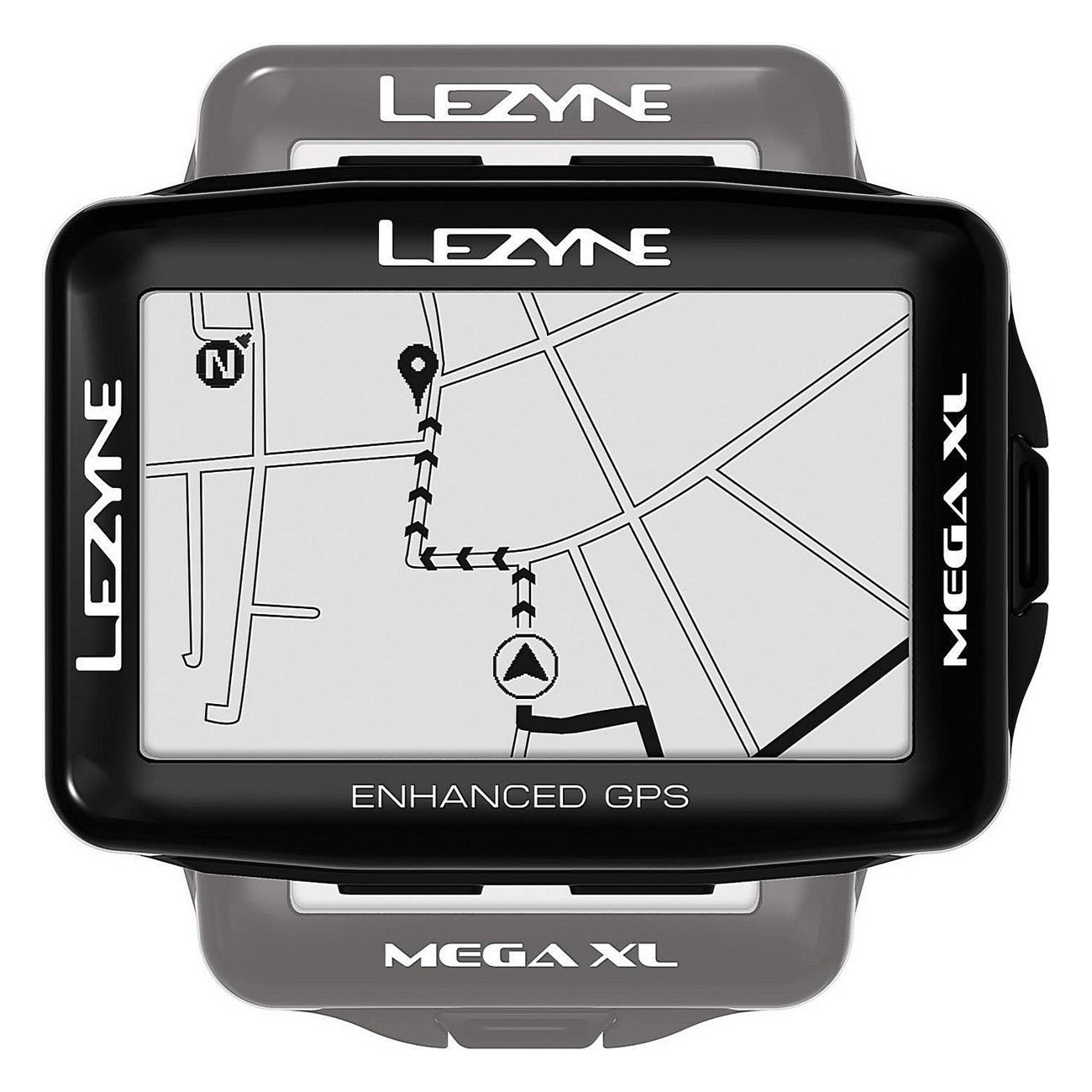 Ordenador GPS Lezyne Mega XL Negro - 48h de Autonomía, IPX7, ANT+ y Bluetooth - 11