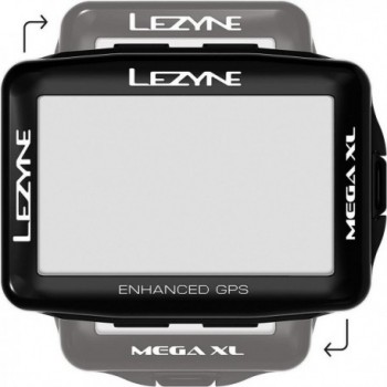 Ordenador GPS Lezyne Mega XL Negro - 48h de Autonomía, IPX7, ANT+ y Bluetooth - 13