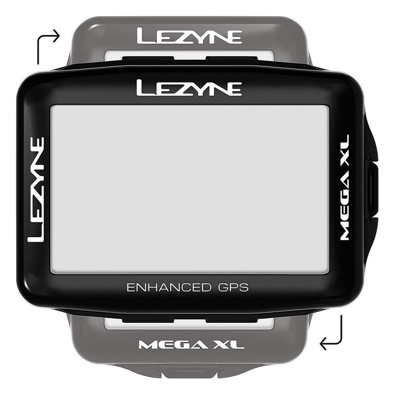 Ordenador GPS Lezyne Mega XL Negro - 48h de Autonomía, IPX7, ANT+ y Bluetooth - 13